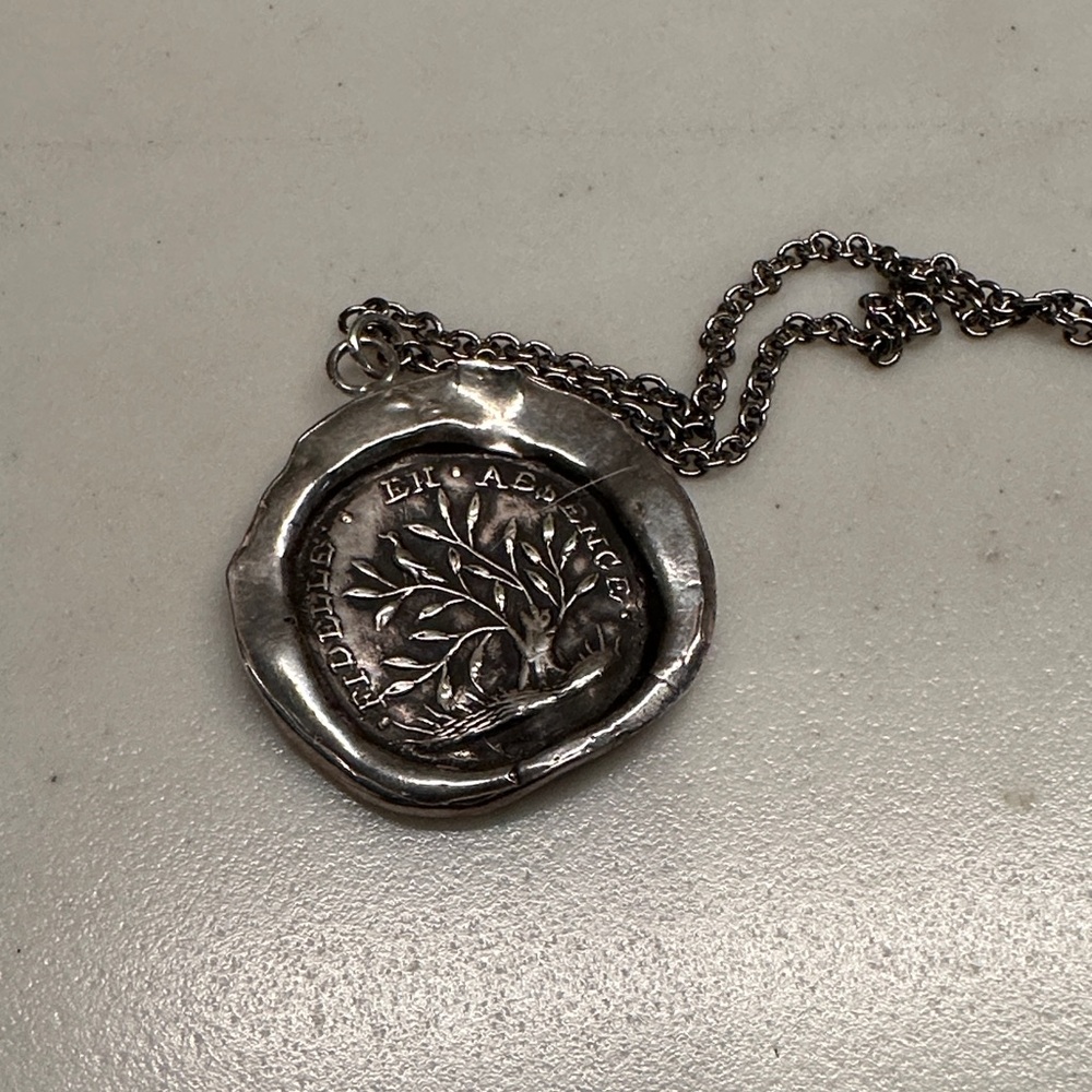 Pyrrha Silver Tree Pendant Necklace